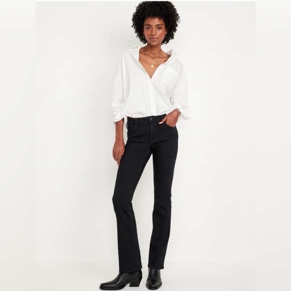 Mid-Rise Wow Boot-Cut Jeans - Picture 1 of 8